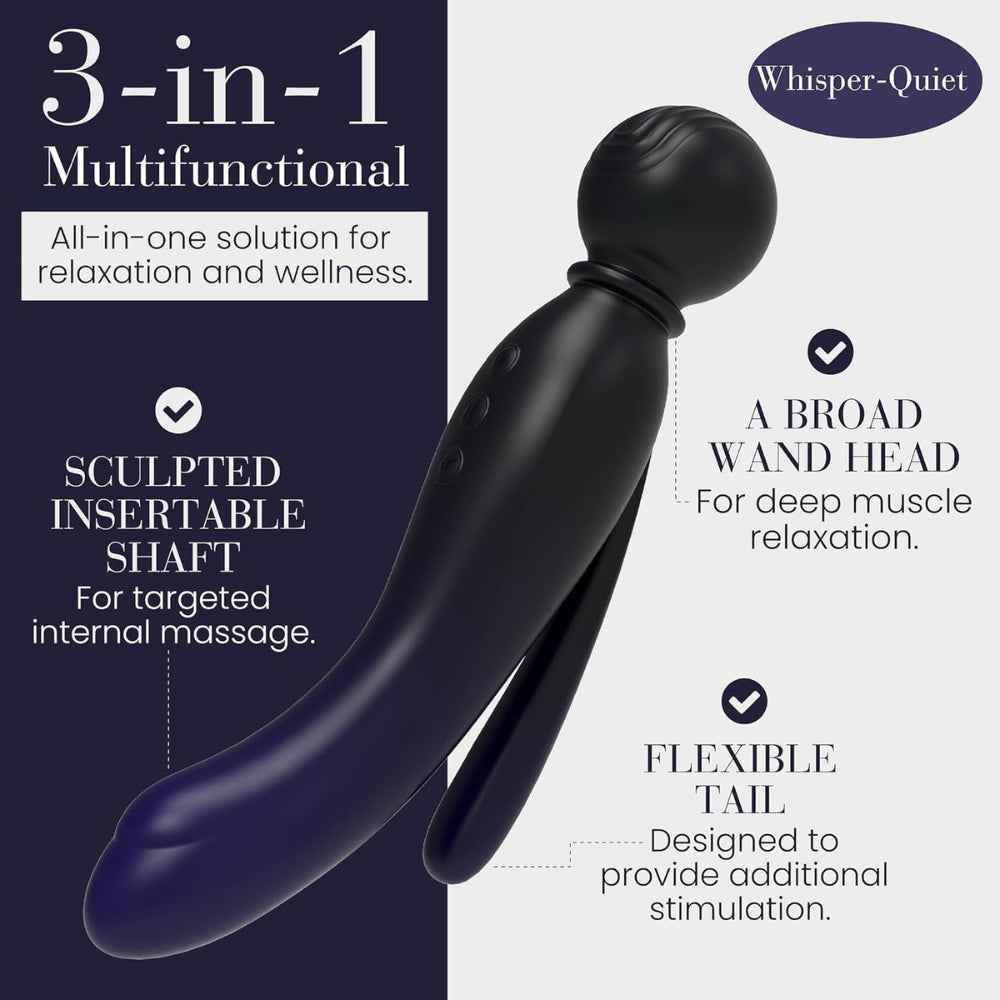 MYLO 3-in-1 Body Wand Massager Spirit