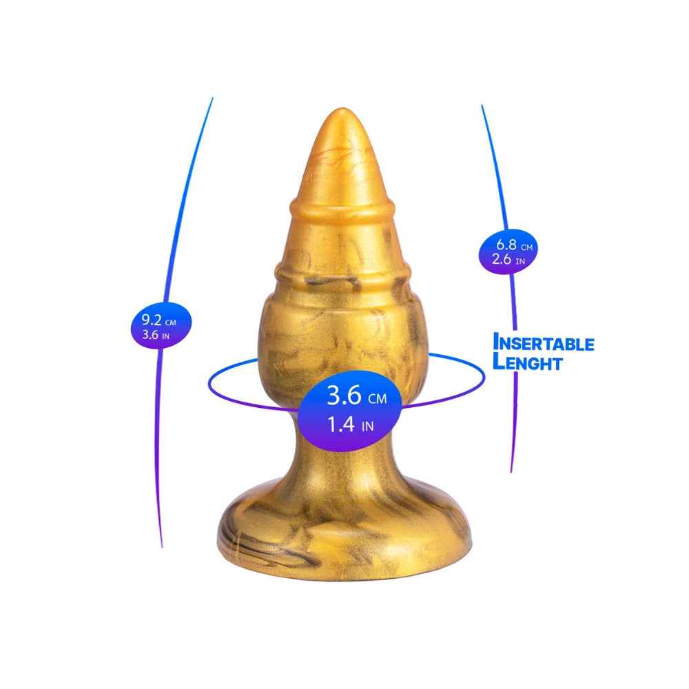 SilexD Fantasy Collection Goldy Butt Plug Medium