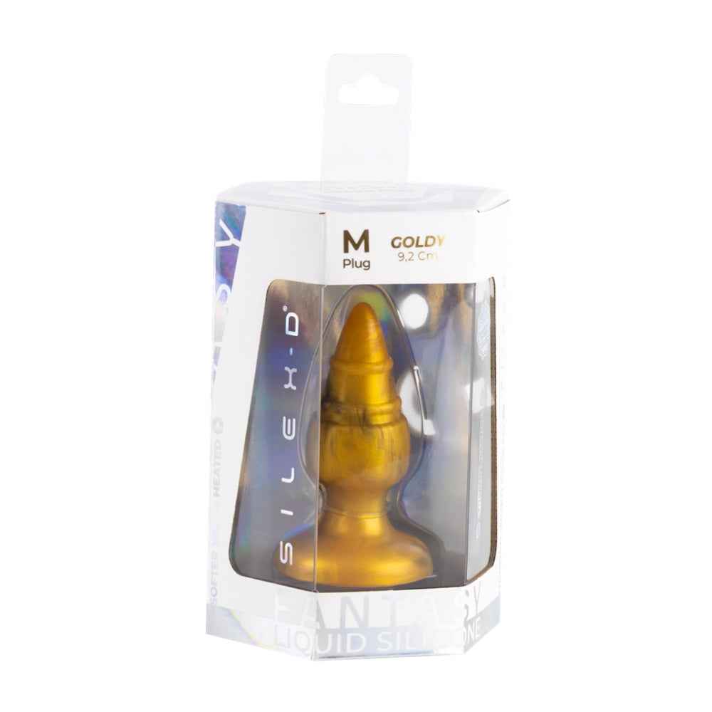 SilexD Fantasy Collection Goldy Butt Plug Medium