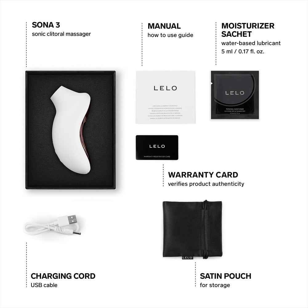LELO Sona 3 Clitoral Massager Cream