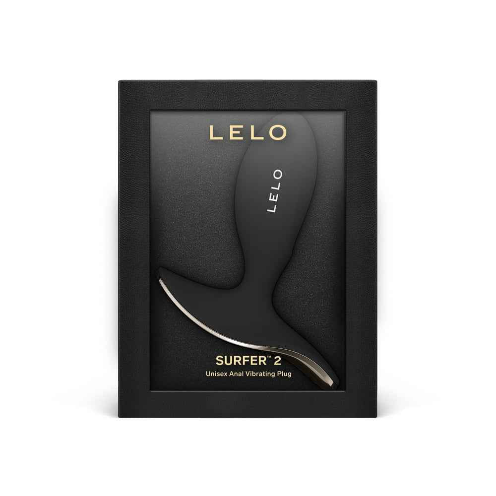 LELO Surfer 2 Unisex Anal Vibrating Plug Black