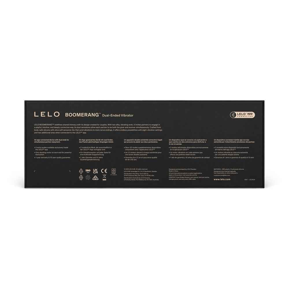 LELO Boomerang Dual Ended Vibrator Purple